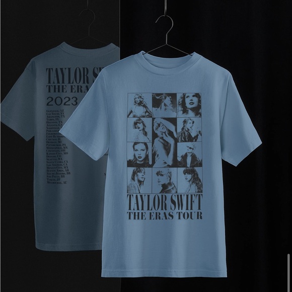 Taylor Swift | The Eras Tour Crewneck Blue Shirt - Picture 3 of 3